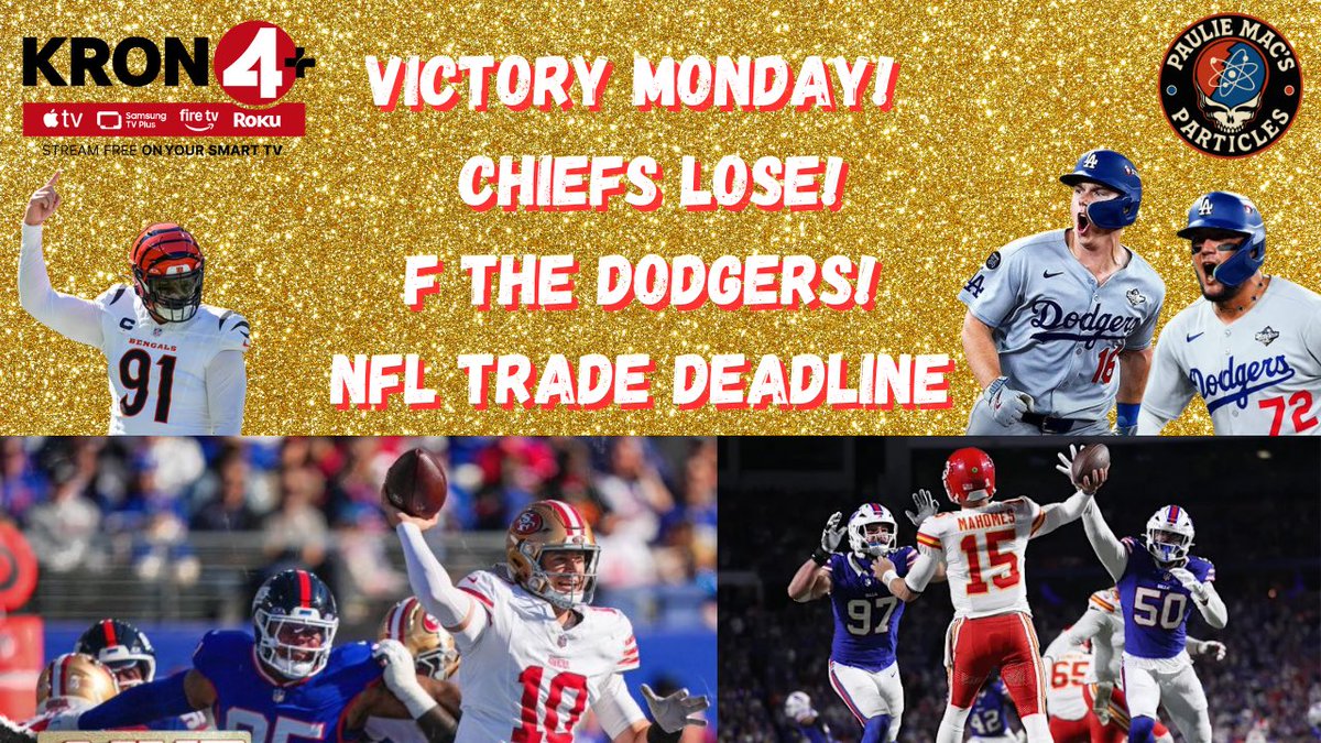 Hey now, y’all!  

The NY Post’s <a href="/MarkCannizzaro/">NYPost_Cannizzaro</a> joins PMP to discuss 49ers/Giants, a great World Series with a lousy outcome &amp; possible  moves before the #NFLtradedeadline

High Noon, familia!
