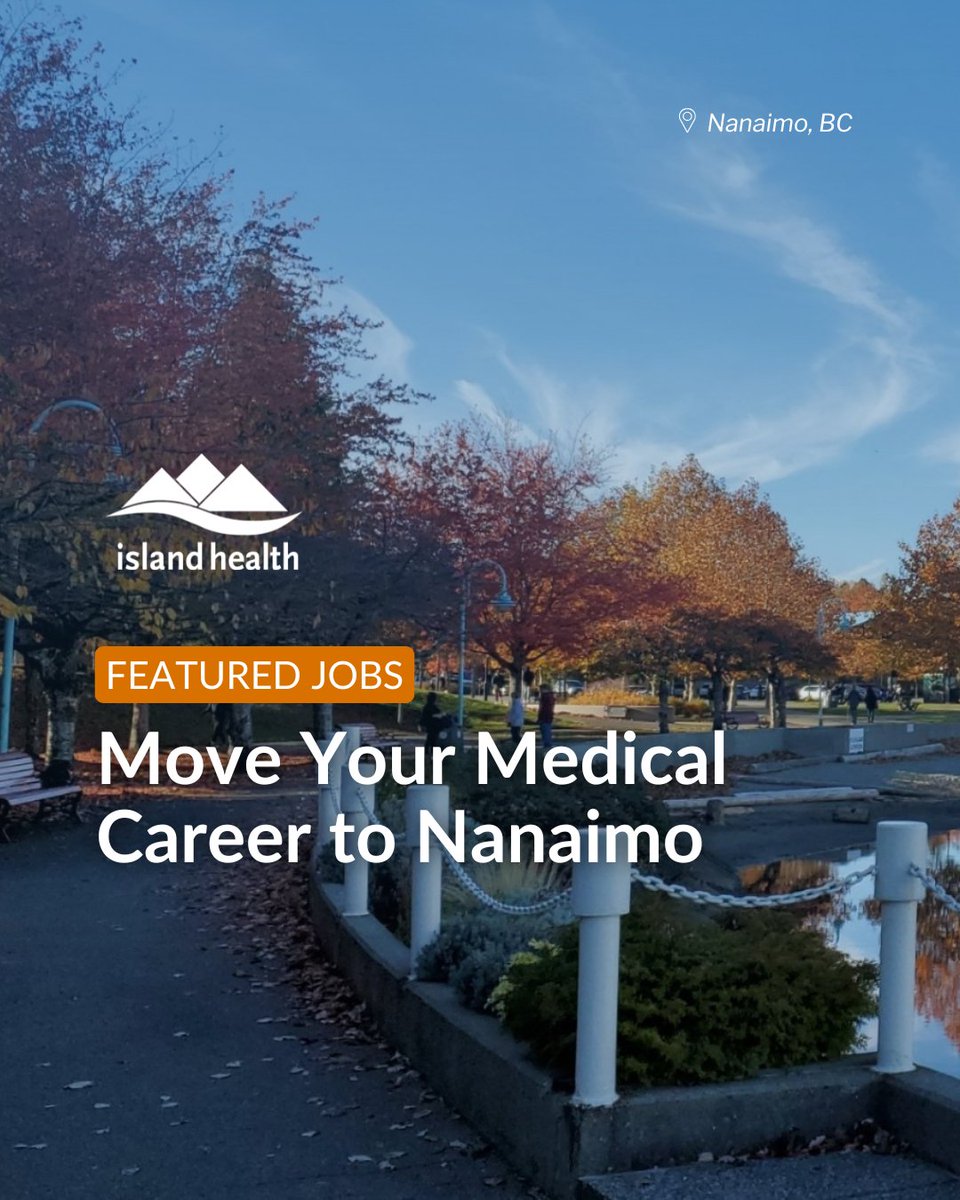 Move your medical career to Nanaimo, BC!

Positions available⬇️

— General Internist 
— General Radiologist
— Pediatrician
— Geriatric Psychiatrist
— Neurologist
— Family Practice, multiple openings

Connect with the recruitment team who are here to support you!

#DoctorsOfBC