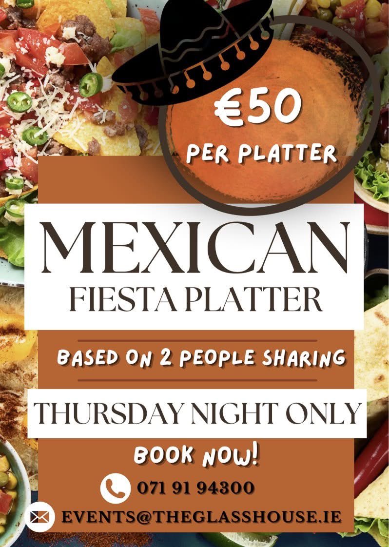 glasshousesligo's tweet photo. Thursday night in The Glasshouse Sligo. For the next few weeks we have the following promotion. 
Pre booking essential 
⤵️⤵️⤵️⤵️
Email Emma to find out more
Events@theglasshouse.ie https://t.co/le8iiy7K69