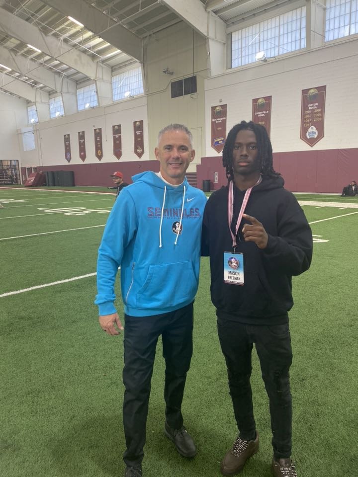 d1_masonfreeman's tweet image. Had a great time at the Florida State game vs Wake Forest! Glad to coach Norvell. Can&apos;t wait to be back!
#NoleFamily | #keepclimbing  

@FSUFootball @Coach_Norvell  @ChuckCantor
@CoachT_HarrisJR @_DJDaniels @FSUCoachTW
@evancooper2 @TomLoy247 @ChadSimmons_
@samspiegs @adamgorney…