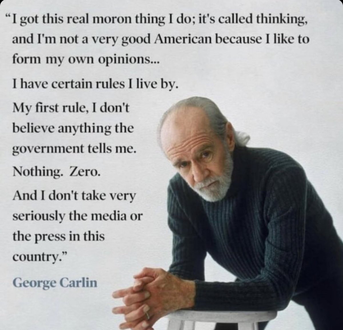 <a href="/PecanC8/">🇺🇸 Pecan 🇺🇸</a> George Carlin was more than just a comedian….he was a philosopher of sorts.