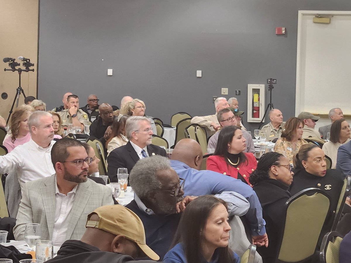 Board Member Robert Markley and staff attending the Macon Regional Crimestoppers annual luncheon. #parolestrong #paroleworks #Crimestoppers #macon