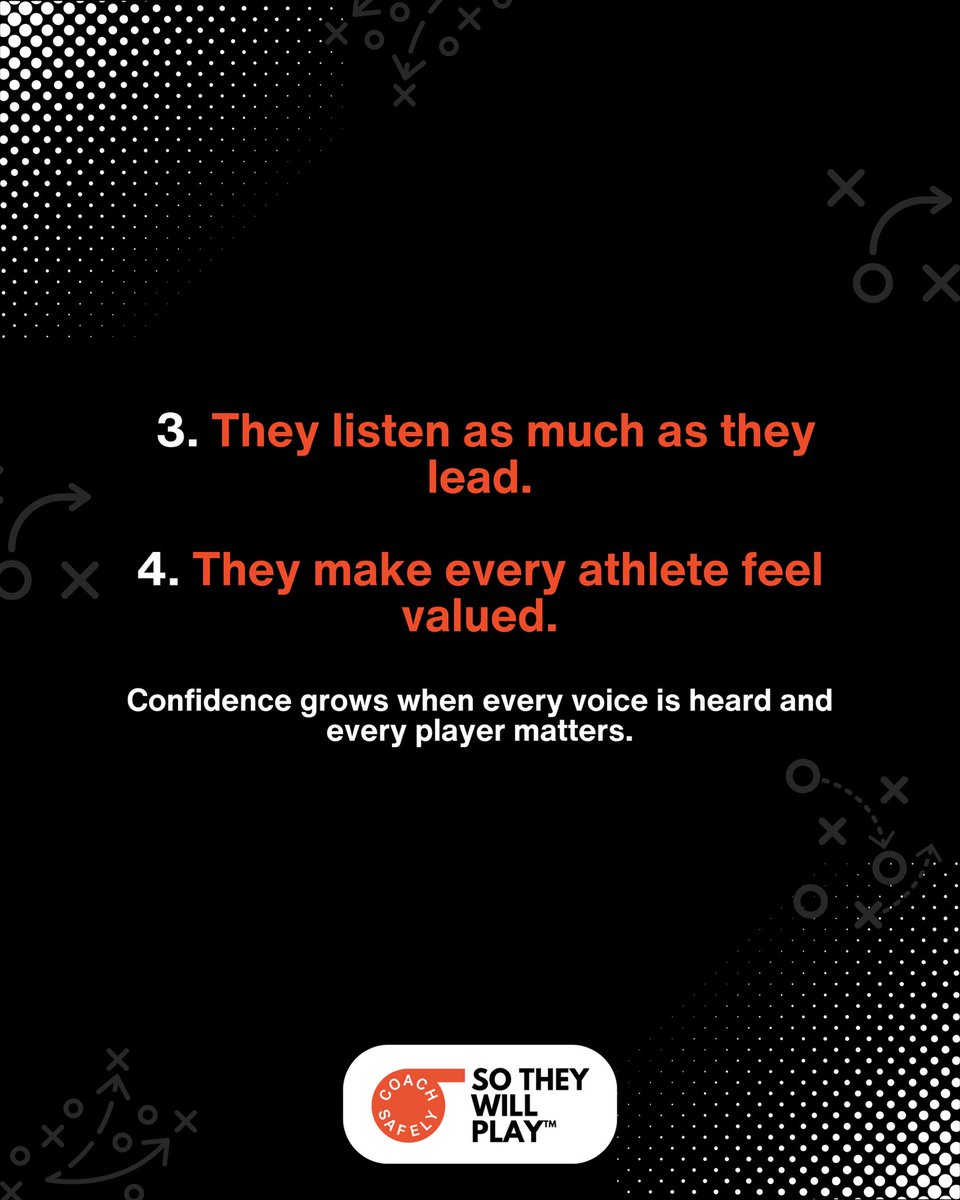 CoachSafely's tweet photo. When coaches lead with safety, kids play with confidence β not pressure.
π Learn more or get certified at the link in our bio!
#CoachSafely #YouthSportsSafety #SoTheyWillPlay #CoachingConfidence #SportsParentTips https://t.co/U8kZPGqv1E