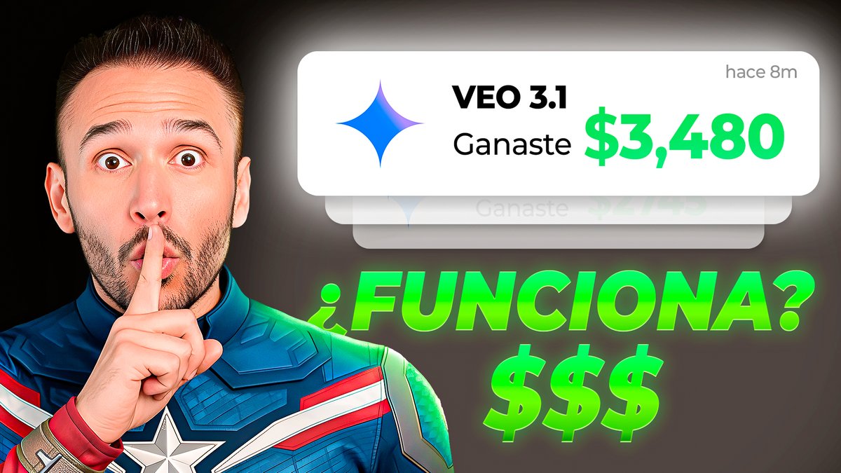 soygeekguy's tweet image. ¿Conoces Google Veo 3.1? Aprende a usar esta herramienta de IA para crear clips hiperrealistas y monetizar como un pro 🎬💰 Mira el video aquí: youtube.com/watch?v=23nPIL… ¡Compártelo! 💪🏻🤖 #IA #GoogleVeo3 #MonetizaHoy #GanaDineroConIA #InteligenciaArtificial