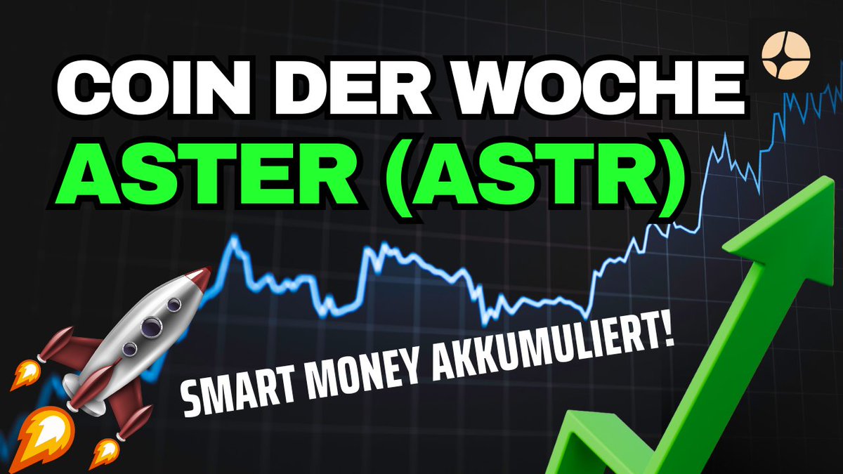 🎯 Im Fokus steht Aster DEX – eine dezentrale Börse, die aktuell massiv im Trend ist.
💡Erfahre, wie viel Potenzial &amp; Risiko hinter <a href="/Aster_DEX/">Aster</a>  steckt youtu.be/Gp2_SMBe1sQ
#AsterDEX #DeFi #DEX #PerpetualDEX #Crypto #Altcoins #CryptoTrading #SelfmadesAcademy  #Krypto #Aster🚀