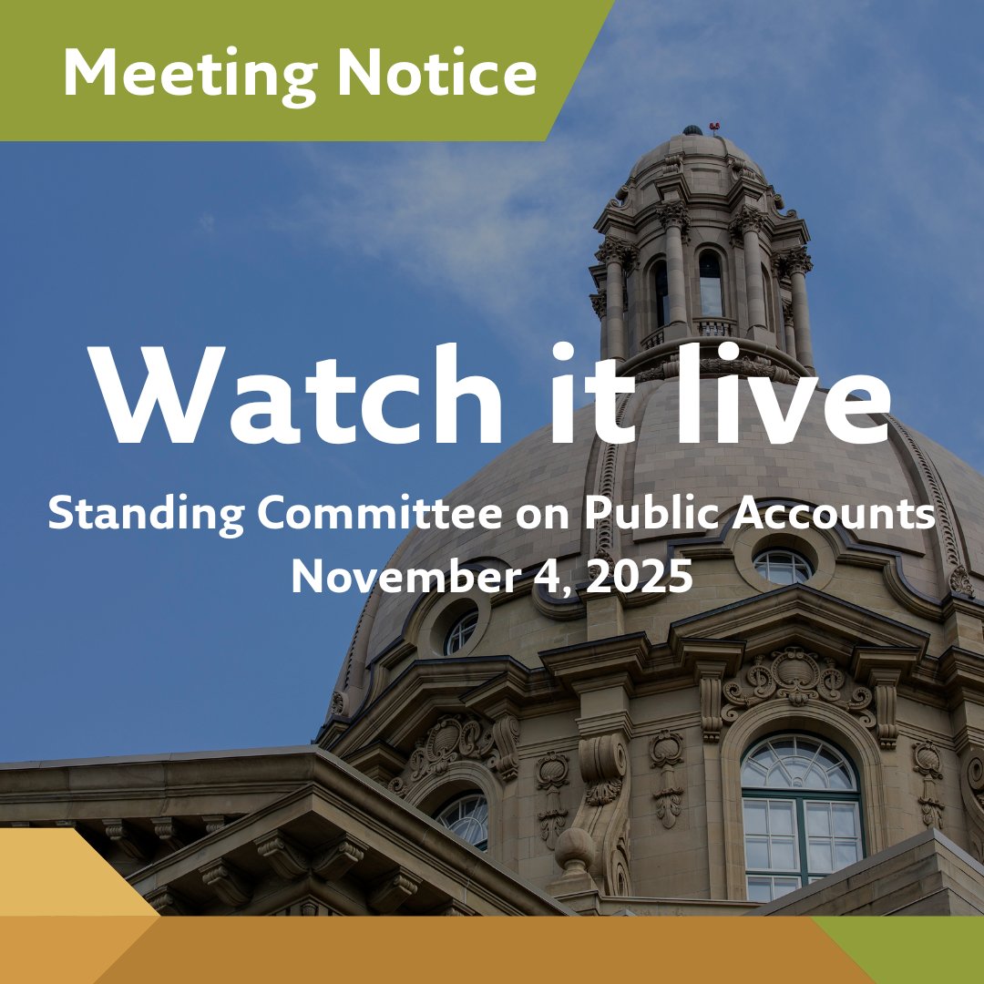 On November 4 at 9 a.m., the Standing Committee on Public Accounts will meet with Advanced Education to discuss four outstanding recommendations from our office.
Learn more about the recommendations at oag.ab.ca/recommendation… and watch live at assemblyonline.assembly.ab.ca/Harmony/en/Pow…  
#ableg