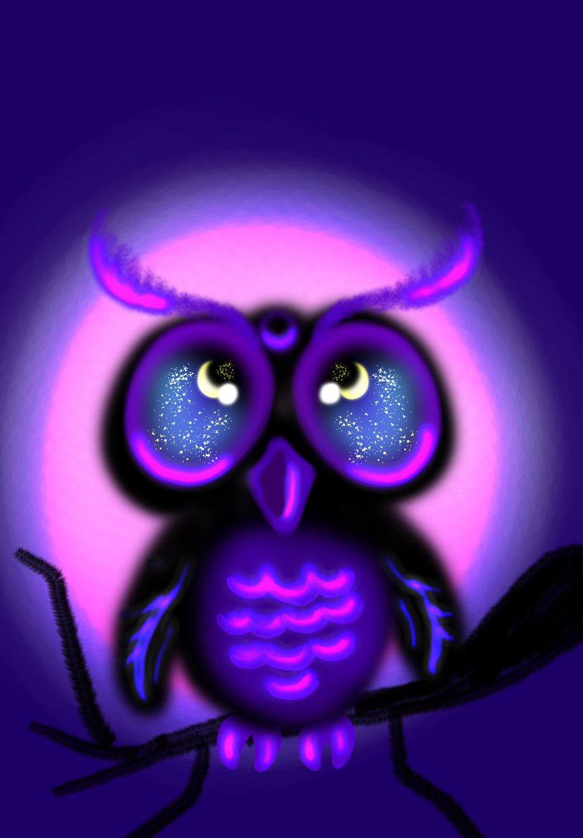 Only fake celebrities retweet my tweets lol here's an owl I drew. If you enjoy my artwork I have four books for sale on Amazon