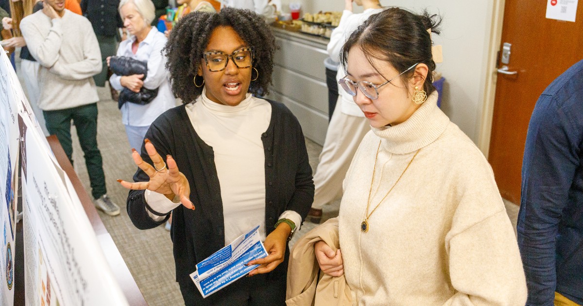 Brown_SPH's tweet image. Each year #BrownMPH students gather to share the results of their applied public health projects at the MPH Practicum Poster Presentation. Congratulations to all 93 students who presented on Friday! You&apos;re already making an impact. #learnbydoing