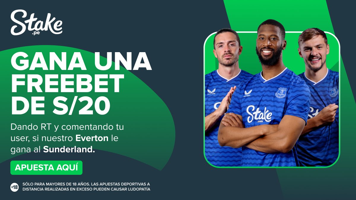 PeruStake's tweet image. Hoy juega nuestro @Everton 🔵 por #PremierLeague 🏴󠁧󠁢󠁥󠁮󠁧󠁿

Sortearemos 2 freebets de S/20 💸 entre todos los Stakers que den RT y comenten su user, si los 'Toffees' le ganan al Sunderland 🔥

Apuesta aquí: bit.ly/43LQkQn