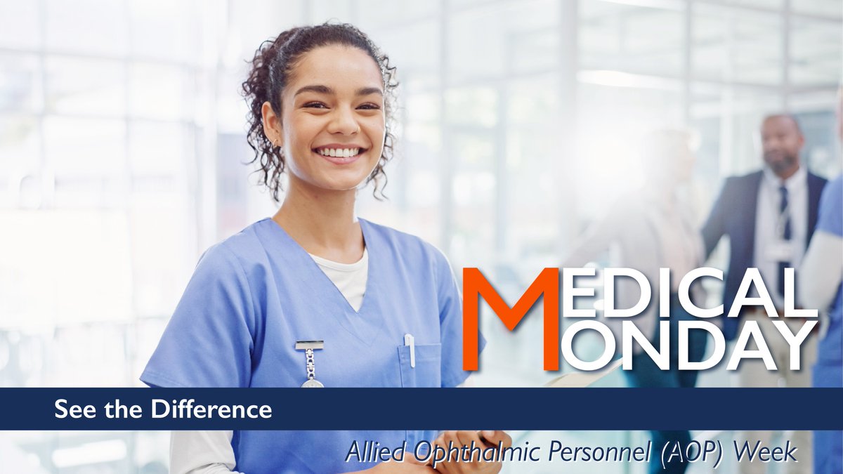 Houstoneye's tweet image. It&apos;s Allied Ophthalmic Personnel Week! 🎉
 
Our certified ophthalmic assistants, technicians, and surgical assistants do everything from diagnostic testing to surgical prep, patient education to coordinating care. THANK YOU!!

#EyeCare #WeCare #SeeTheDifference