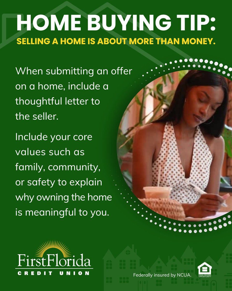 #HomeBuyingTip: Your offer doesn’t always have to be the highest. Sometimes, a sincere letter is all it takes to tip the scales. 🏡💌⚖️ 

#CompetitiveBuying #SellersMarket