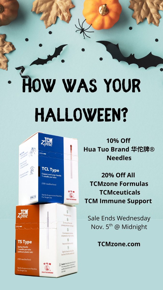 TCMzoneHerbs's tweet photo. 10% off our New Needle Line
20% off Formulas 
https://t.co/6WbEOesNFS https://t.co/4J9rIuKlCR