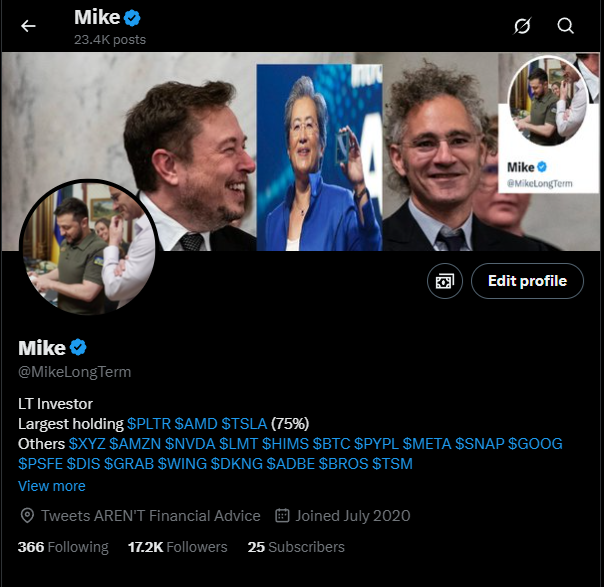 MikeLongTerm's tweet photo. I was offered lots of money this morning to stop posting 13F here on @X. But behind a paywall service, where I get a % of the revenue/subscription they charge.

I declined the offer after checking my unrealized gain on $PLTR $AMD $TSLA. 

So, you are welcome! 

Below is how you do it for free. But it is time consuming!

Don't pay for it. If you want to support my work, slap the like and repost. 

Seeing massive "smart money" adds on $GRAB(Q1,Q2,Q3) and $AMD (Q3). Follow and turn on Notification if you want to see those 13f at Free.99!

Alright,that is it. If you want to support my work further,consider subscribe for more in-depth analyses.

Not Financial Advice!