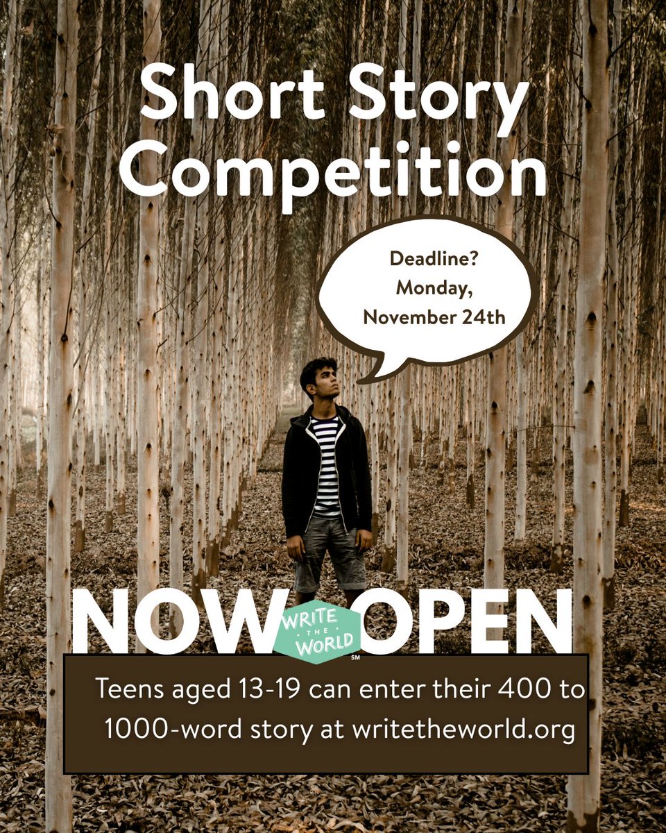💥Writers, are you ready to BRING IT to our Short Story Competition? 

💸$100 cash prize for the Winner. Runner-Up and Best Peer Review will each receive $50.

#ShortStory #YoungWriter #WritersOfInstagram #Storytelling #FlashFiction #AmWriting#WritingCompetition