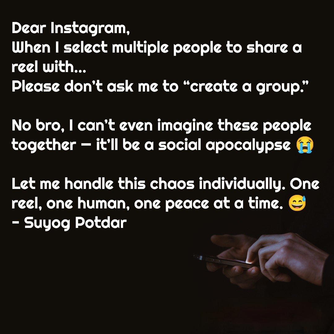 #Instagram #SuyogSays