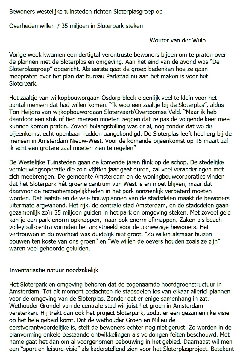 Vrienden Sloterplas tweet media