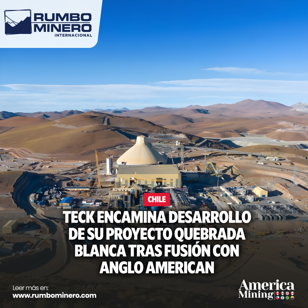 rumbominero's tweet image. 🚨 @TeckResources y @AngloAmerican fusionan operaciones para crear uno de los mayores complejos de cobre del mundo.

⚒️ Integración de #QuebradaBlanca y #Collahuasi sumará +175 000 t/año.

👉 Detalles: t1p.de/b1ntr

#Cobre #Minería #MineralesCríticos #FusiónMinera