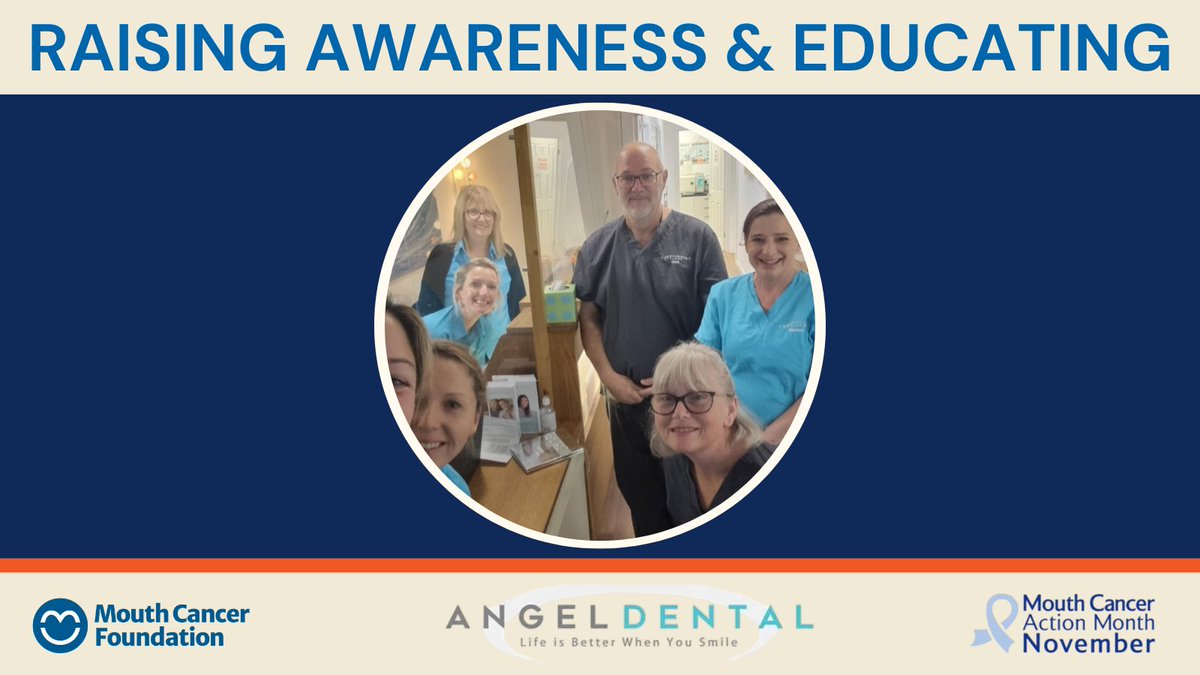 Angel Dental Care in Helston, Cornwall, is holding mouth cancer checks in their practice on 08 November.  Get in touch if you wish to have an oral cancer screen.  #mouthcancerscreening #oralhealthcheck #awareness #support #savelives #MouthCancerActionMonth #MCAM #20years