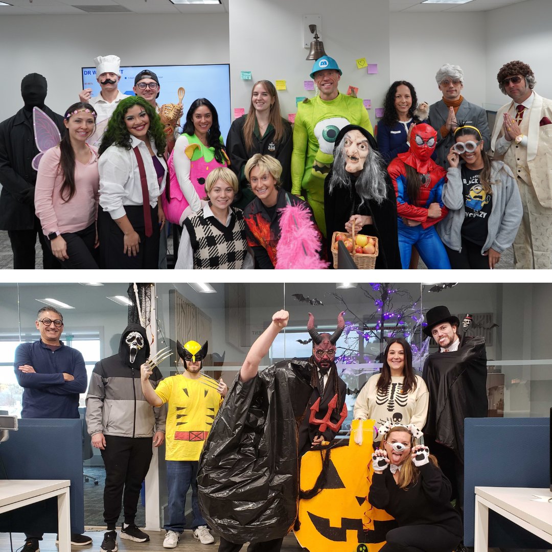 Halloween might be over, but we’re still smiling from all the fun! 👻

We had a boo blast dressing up and showing off our costumes on Friday!🎃
 
From creative costumes to spooky treats, we hope everyone had a frightfully fantastic weekend! 💀🕸️
