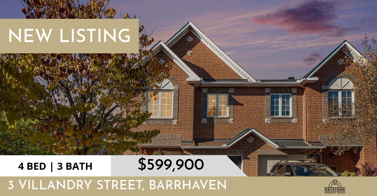📍 New Listing 📍 Take a look at this fantastic new property that just hit the market located at 3 Villandry Street in Barrhaven. Reach out here or at (613) 265-9300 for more information!

Listed by Gaurav Kapoor

Ian Soucy... homeforsale.at/3_VILLANDRY_ST…