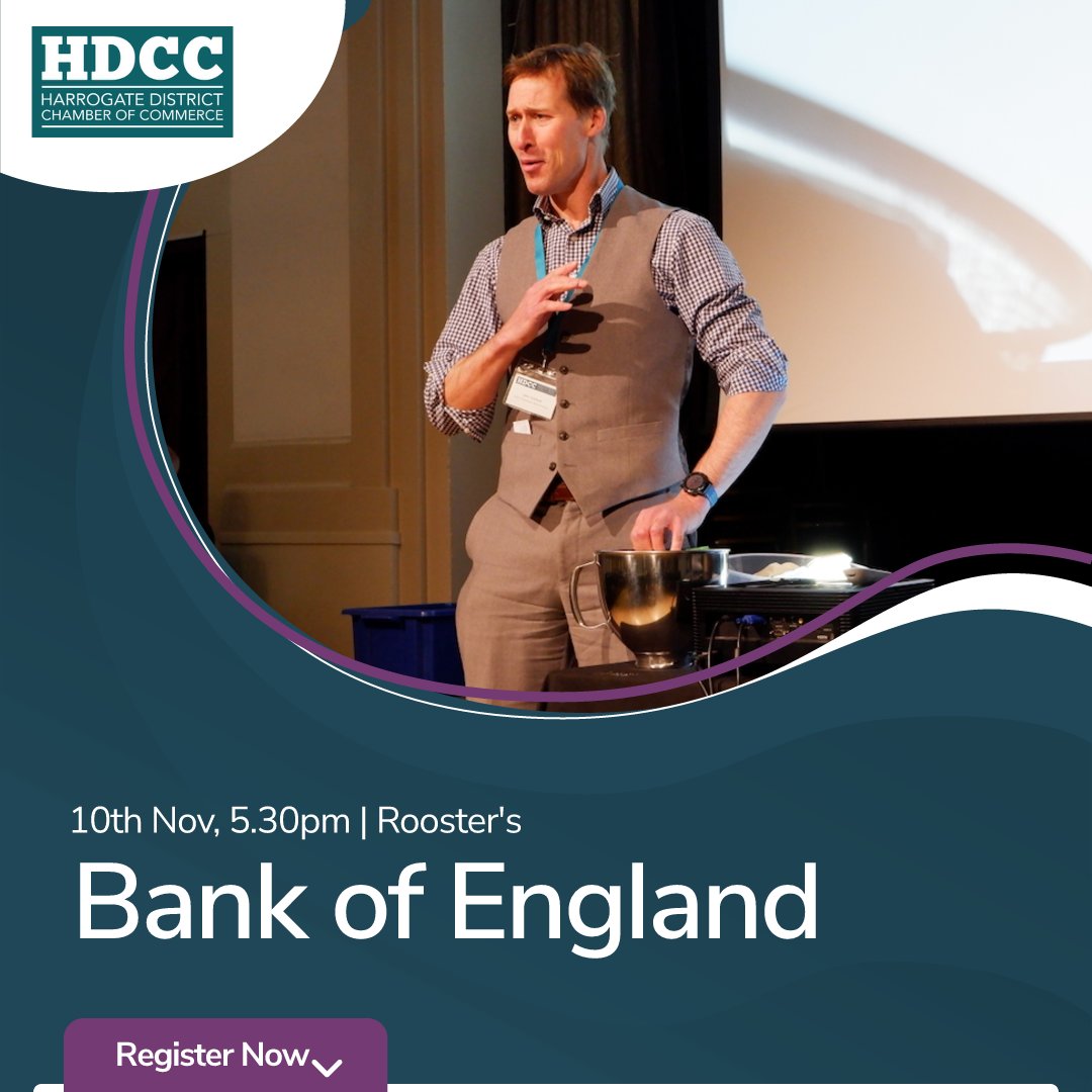 Final week to register for the Harrogate Chamber Annual Financial Meeting on 10th November. Essential insights on navigating high inflation, future tax policy, and forthcoming budgets. Book now: harrogatechamber.co.uk/events #HDCC
