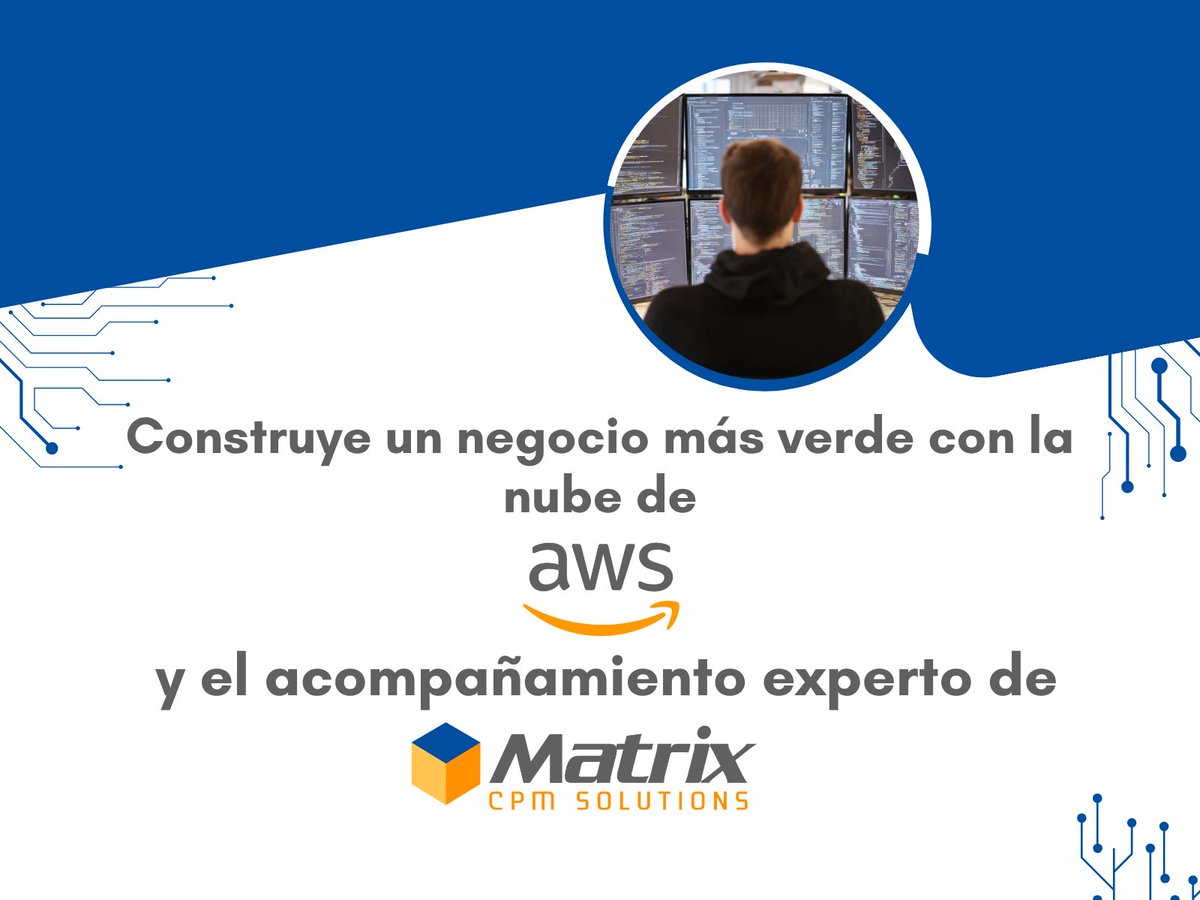matrixcpm's tweet image. 🌍 AWS impulsa la sostenibilidad con centros eficientes y energía renovable, optimizando costos.
💚 Matrix integra innovación y responsabilidad ecológica.
💡 Evaluación gratuita: contactos@matrixcpmsolutions.com

#CloudSostenible #MatrixAWS
