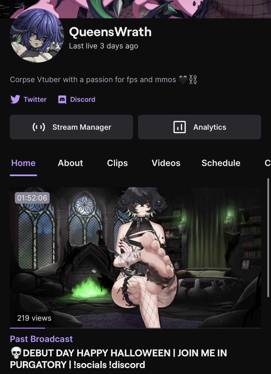 Queens/Mari⛓️💀| Corpse vtuber tweet media