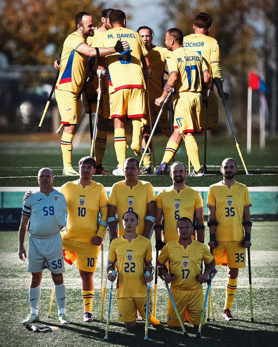 Thank you, Romania! 🇷🇴

It was a fantastic weekend of amputee football in Bucharest 🙌

🩼#AmputeeFootball
