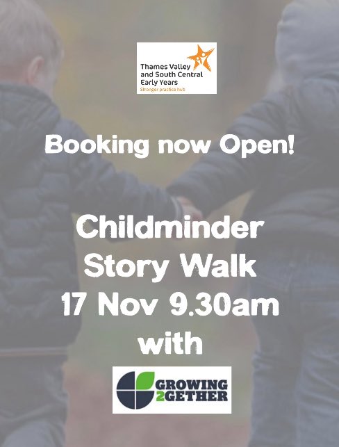 Childminders near Kingsclere can now book onto the next story walk. Check our website for booking details: strongerpracticehubs.org.uk/hubs/se/thvy-a…

#eyfs #childminders #earlyyears #childminding #earlyliteracymatters
