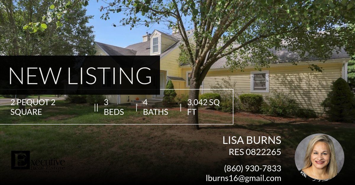 📍 New Listing 📍 Take a look at this fantastic new property that just hit the market located at 2 Pequot 2 Square in Mansfield. Reach out here or at (860) 930-7833 for more information!

Listed by Amy Rio

Lisa Burns, Realt... homeforsale.at/2_PEQUOT_2_SQU…