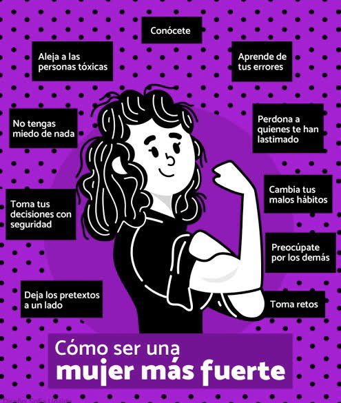 KarlaMawcinitt's tweet image. Conocer tanto las propias fortalezas como las debilidades personales es una de las estrategias para ser una #mujer más fuerte y segura de sí misma. 

¡Te comparto cuáles son las claves para lograrlo!

#MujerEmpoderada #MujerExitosa #EmpoderamientoFemenino