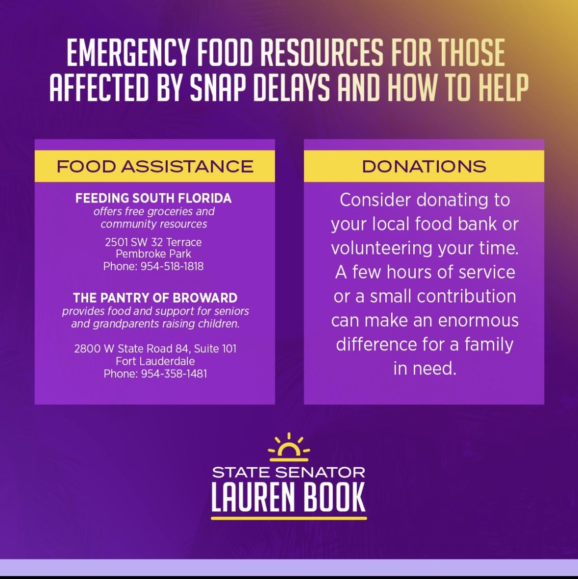 Lauren Book tweet media