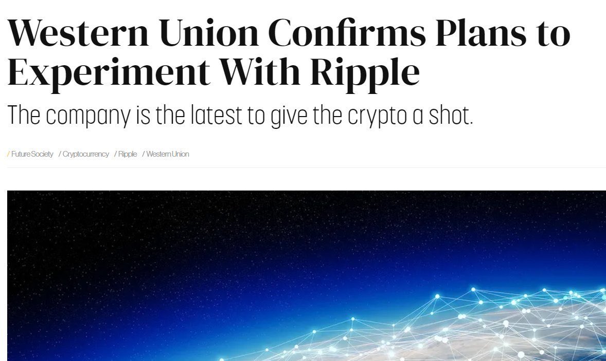 crypto_queen_x's tweet image. 🚨WESTERN UNION ANNOUNCES PLANS TO TEST AND EXPERIMENT WITH RIPPLE’S $XRP TECHNOLOGY!!

🔥 THE MASSIVE GLOBAL SHIFT INTO TOKENIZATION HAS BEGUN! TRILLIONS IN CAPITAL ARE LINING UP TO FLOW INTO THE XRP LEDGER AS REAL-WORLD ASSETS (RWA) IGNITE A MULTI-TRILLION-DOLLAR DIGITAL…
