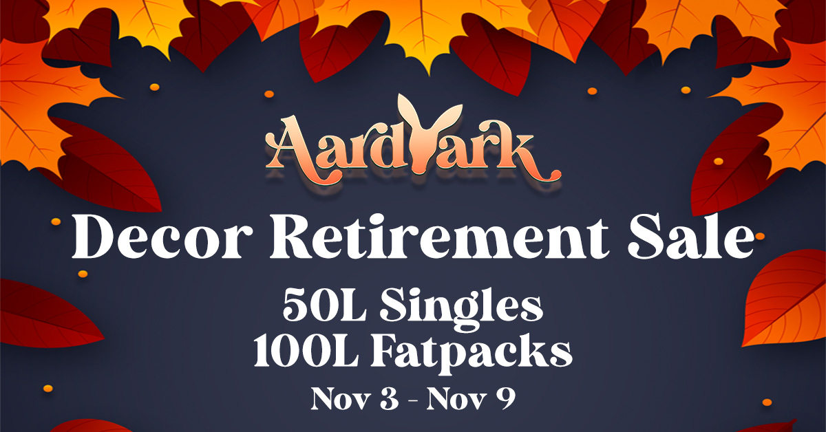 Aardvark Decor Retirement Sale – Singles 50L &amp; Fatpacks 100L seraphimsl.com/2025/11/03/aar…
#seraphim #seraphimsl #secondlife #virtualreality #SL