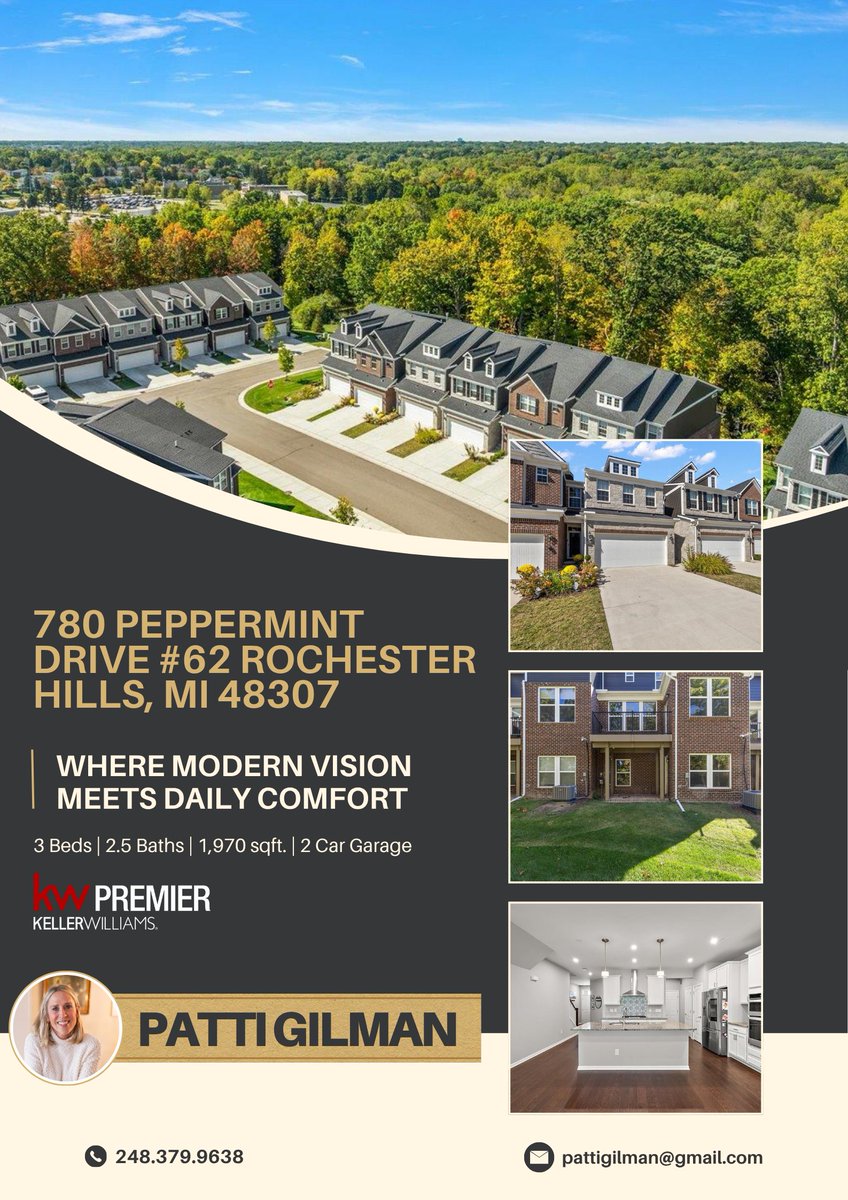 PattiGilman's tweet image. 📷 Where Modern Vision Meets Daily Comfort

Architectural appeal, light-filled spaces, and intuitive features that support the way you live — today and tomorrow
#RochesterHillsRealEstate #ContemporaryLiving #SmartHomeFeatures #DesignForward #ModernLuxury #EcoConsciousHome