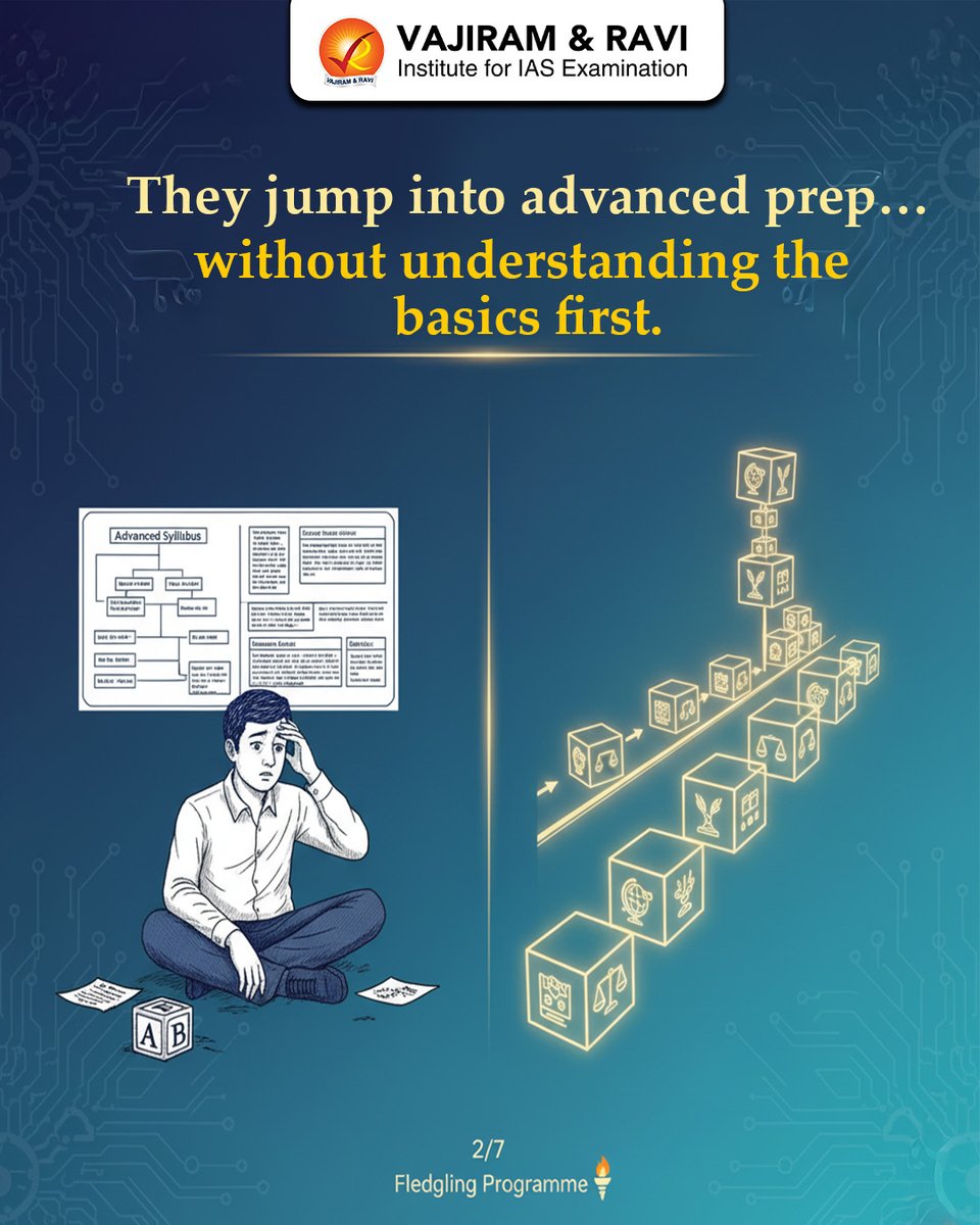 VajiramRavi's tweet photo. Introducing Vajiram & Ravi’s General Studies Fledgling Comprehensive 2-Year Programme
For enquiries: https://t.co/tHcp2b19FX
#UPSC2026 #IASPreparation #UPSCFoundationCourse #VajiramAndRavi #CivilServicesExam #UPSCJourney
Full post: https://t.co/rV52gbv7xf https://t.co/UQoNecQepg
