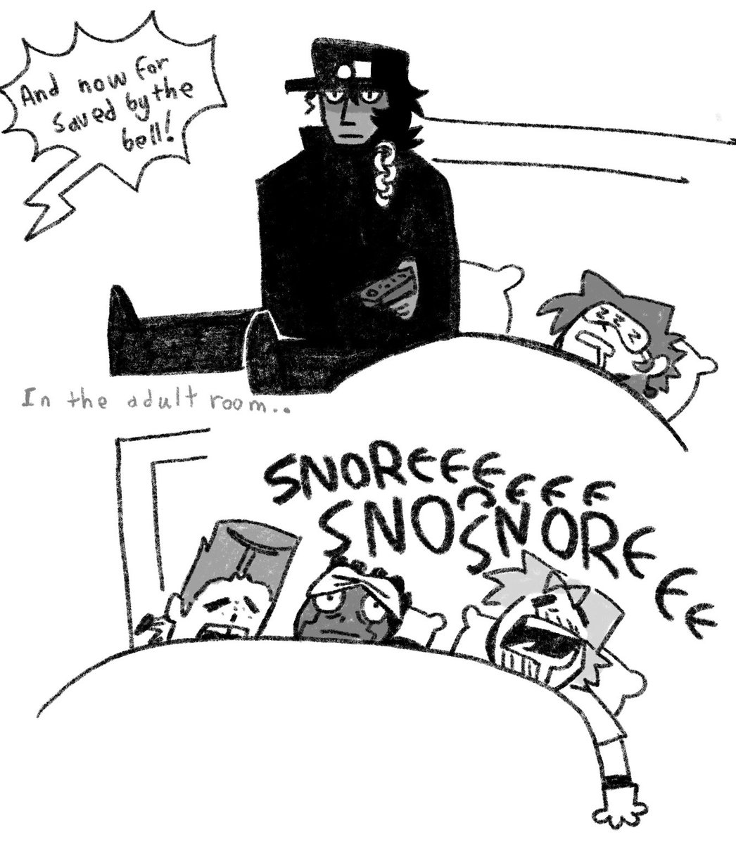 this is how I imagined their hotel rooms the entire trip
 #jjba #jjbatwt #stardustcrusaders #jotarokujo #noriakikakyoin #muhammadavdol #josephjoestar #jeanpierrepolnareff