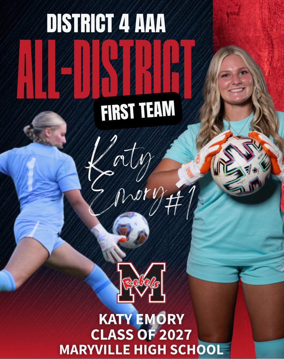 2025 District 4 AAA First Team All-District Goal Keeper