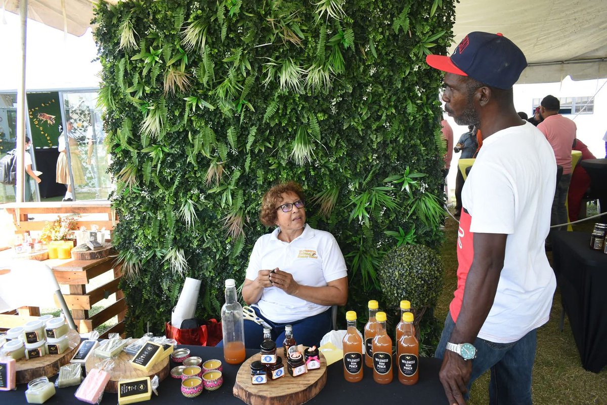 sgpguyana's tweet photo. 🎉🍯 Big buzz in Guyana! Madewini Queen Bees just scooped TWO awards at GLDA’s Honey Fest 2025 🐝
🏆 Most Variety in Value-Added Products 
🏆Best Light Amber Honey
SGP is proud to support sweet innovation for a sustainable future! #SGPGrantee🌍💛 @UNDPGuyana  @UNGuyana https://t.co/CW0pq3dR99