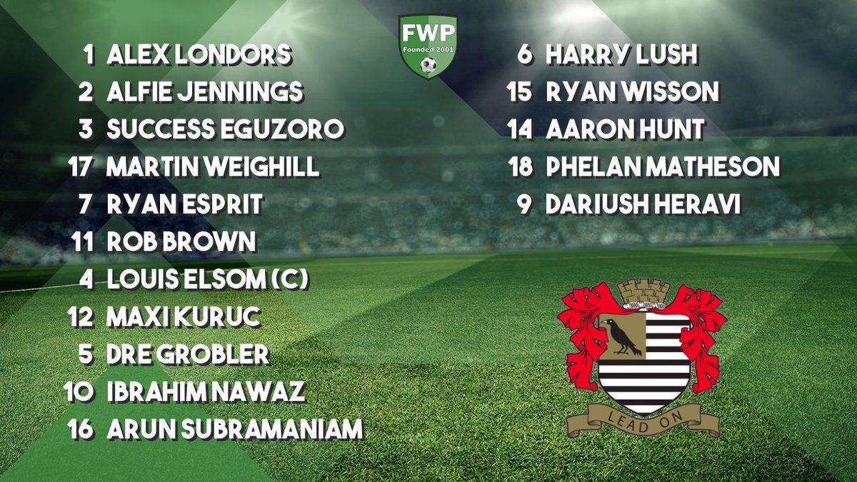 MOLESEY: Londors Jennings Eguzoro Weighill Esprit Brown Elsom (C) Kuruc Grobler  Nawaz Subramaniam; SUBS: Lush Wisson Hunt Matheson Heravi