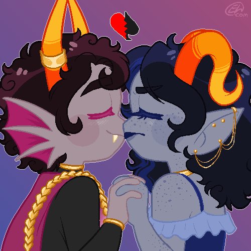 ForgetMeWolf's tweet image. ♥️Phebus and Hadria♠️

Royal husband and wife! Phebus feels ♥️ for her and Hadria feels ♠️ for him.

Artwork done by the amazing @erkyhero ! Thank you so much!🥰

#Homestuck #Hiveswap #fantroll #fantrolls #troll #oc #art