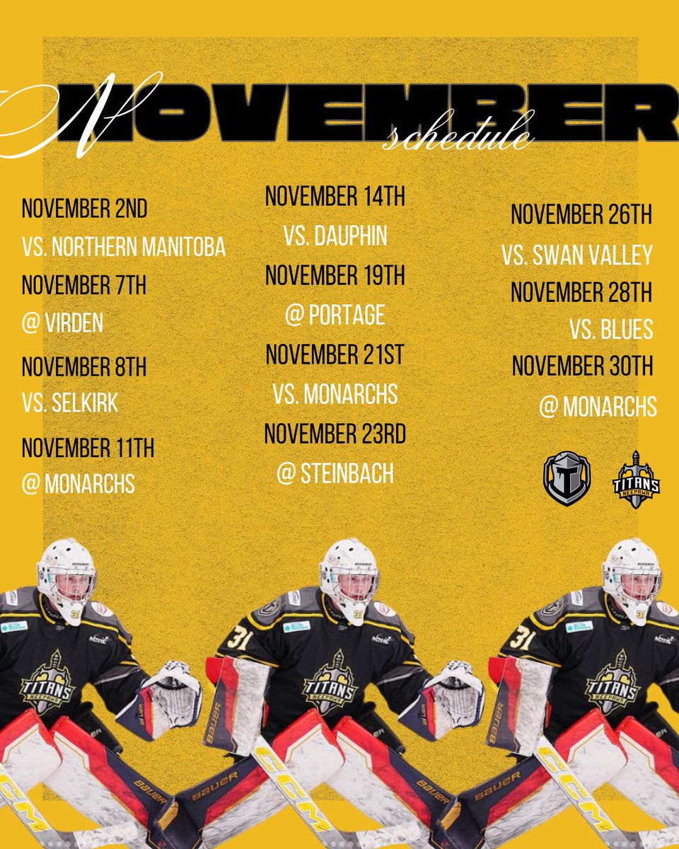 The month ahead! 🏒🥅

#GoldAndBlackAttack💛🖤⚔️

👩‍🎨- <a href="/ZoeHicks10/">Zoe Hicks (she/her)</a>