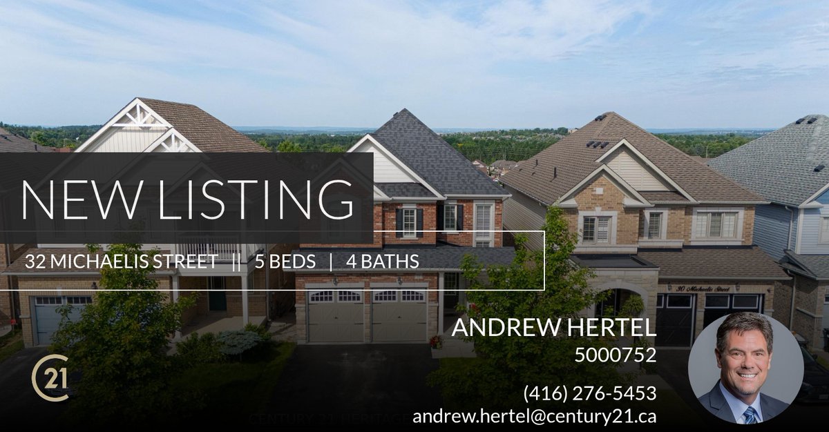 AndyHertel's tweet photo. 📍 New Listing 📍 Take a look at this fantastic new property that just hit the market located at 32 Michaelis Street in New Tecumseth. Reach out here or at (416) 276-5453 for more information!<br /><br><br /><br>

Andrew Hertel - S... https://t.co/bo00Z74OHC https://t.co/xKekobkXhL