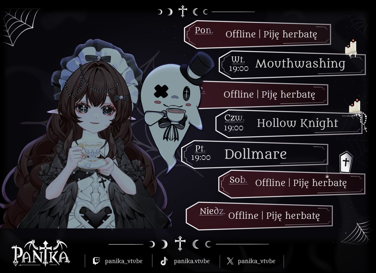 Panika_Vtube's tweet image. Rozkład Balu! 
Ale różnorodność, no hit 
#PLVtuber #PLVtube #vtuberpl #vtubepl
