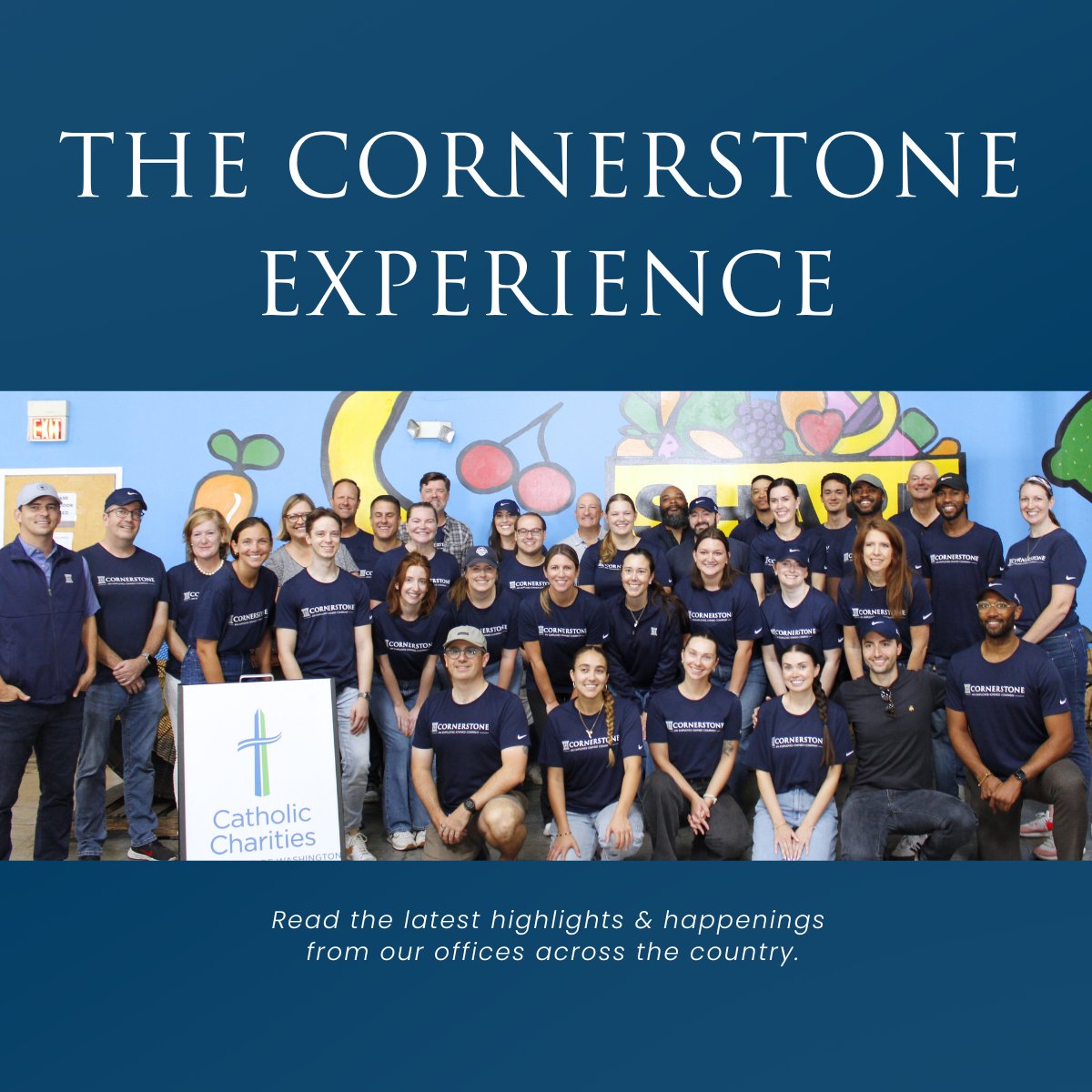 The latest edition of The Cornerstone Experience has arrived! This quarter, we’re spotlighting the incredible ways our team and clients are giving back to their communities.

Take a look at what we’ve been up to: ow.ly/6nOp50Xm1Lm