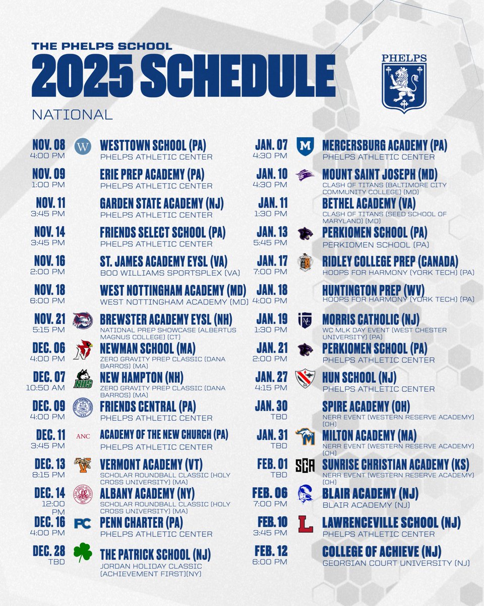 Phelps School Basketball tweet media