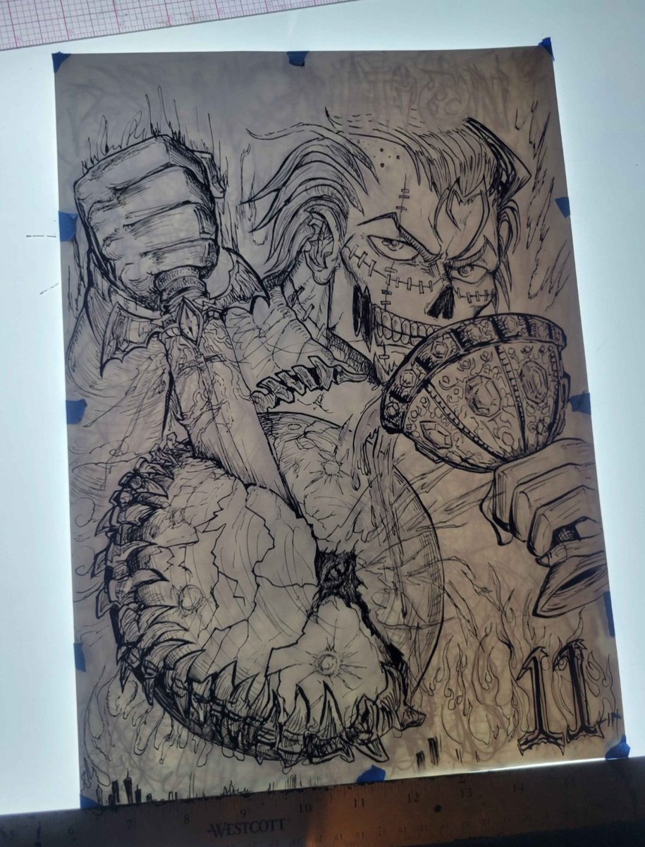 ashcomics13's tweet photo. Demonation Cover 11 Inks #demonation #mangaart #zombie #griefer #inkart https://t.co/5VfnCprG7L