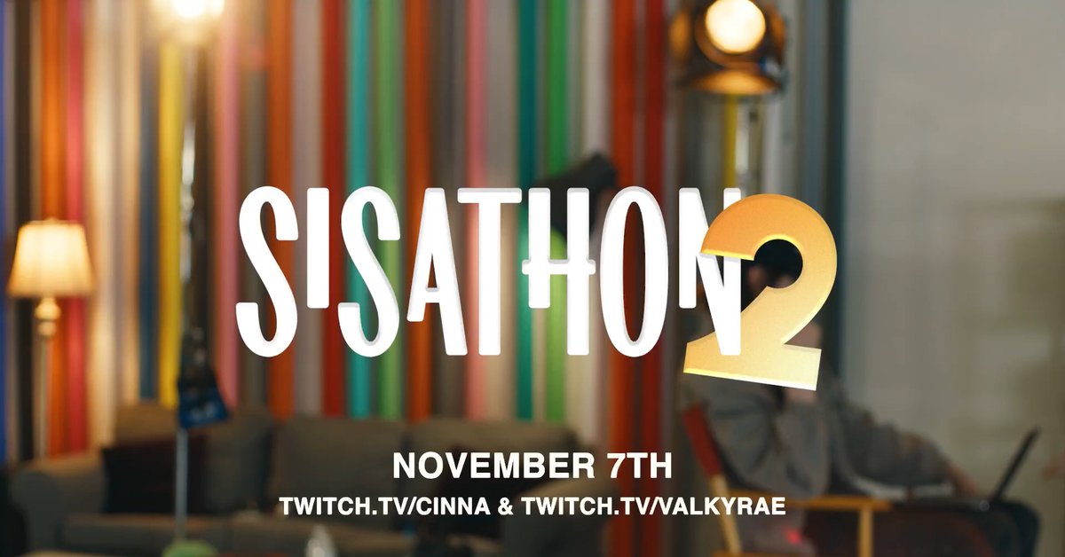 Cinna announced Sisathon 2 with Valkyrae on November 7th 😳🔥