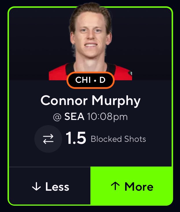 yun1manny's tweet image. 1.5U NHL POTD 🏒 

-Connor Murphy O 1.5 BS

Mr murphy is blocking 2 shots at the very least tonight, trust ya boyyyy 💸

If he doesn’t cash us then I’ll giveaway $150 to a lucky follower who simply likes/reposts the post and leaves a comment down below💭

❤️ if you’re tailing…