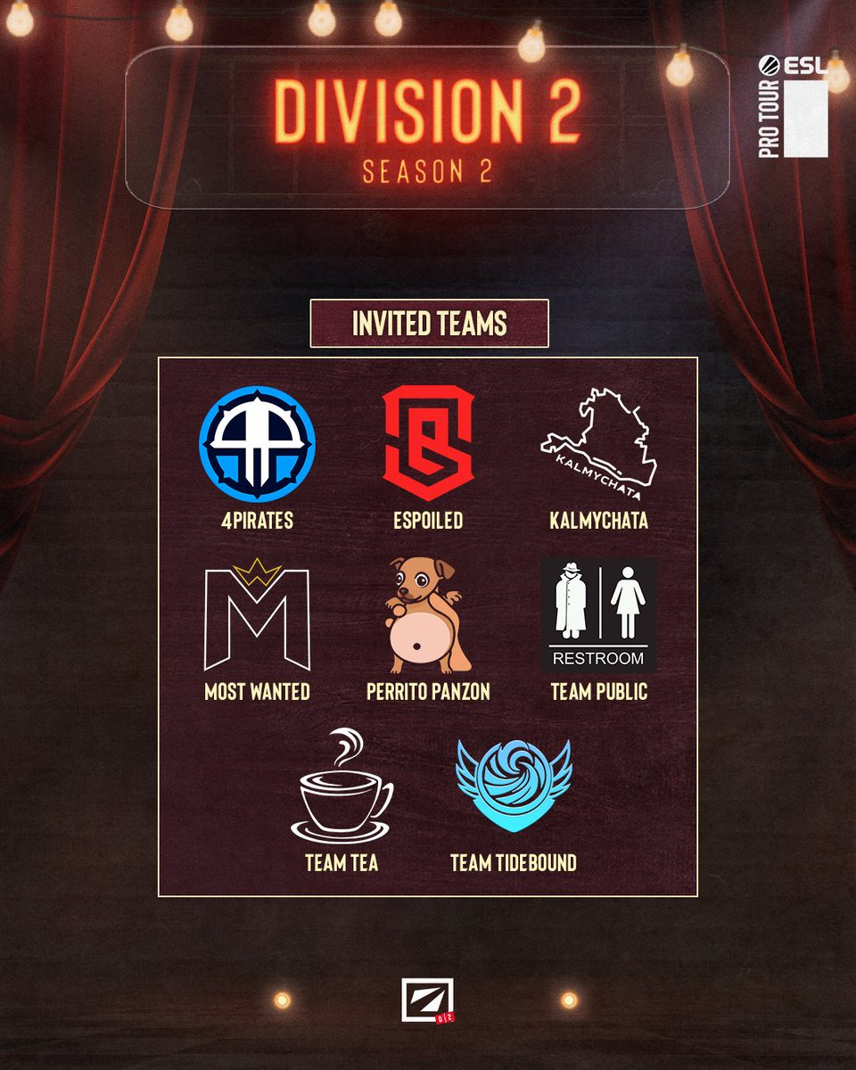 ESLDota2's tweet image. Division 2 Season 2 starts TOMORROW at 14:30 CET! 🤩 

Only ONE slot is left for #DreamLeague Season 27; let's see who will claim it 👀